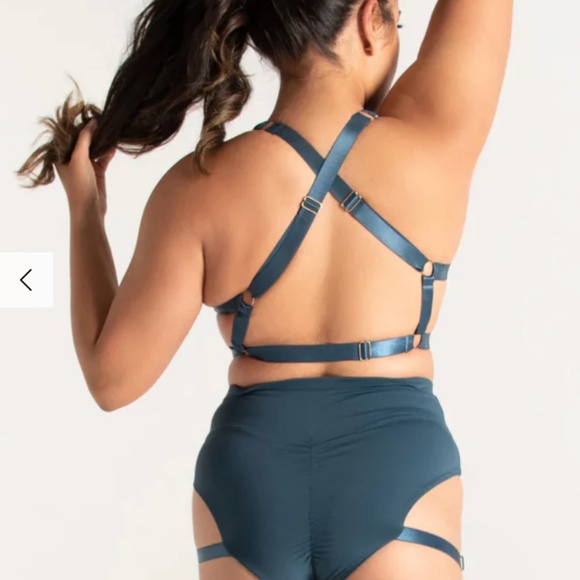 TATIANA ACTIVE TOKIO TOP - MATTE TEAL - Picture 5 of 11